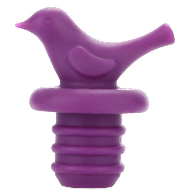Little bird silicone wine bottle stopper Little bird silicone wine bottle stopper
